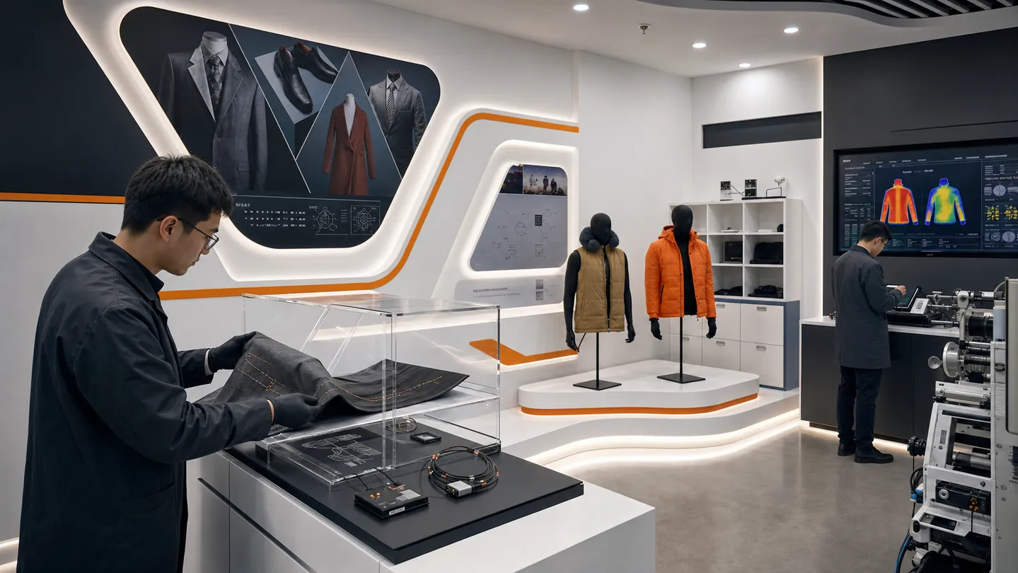 Representative THERMOVEX smart-apparel engineering and product showroom