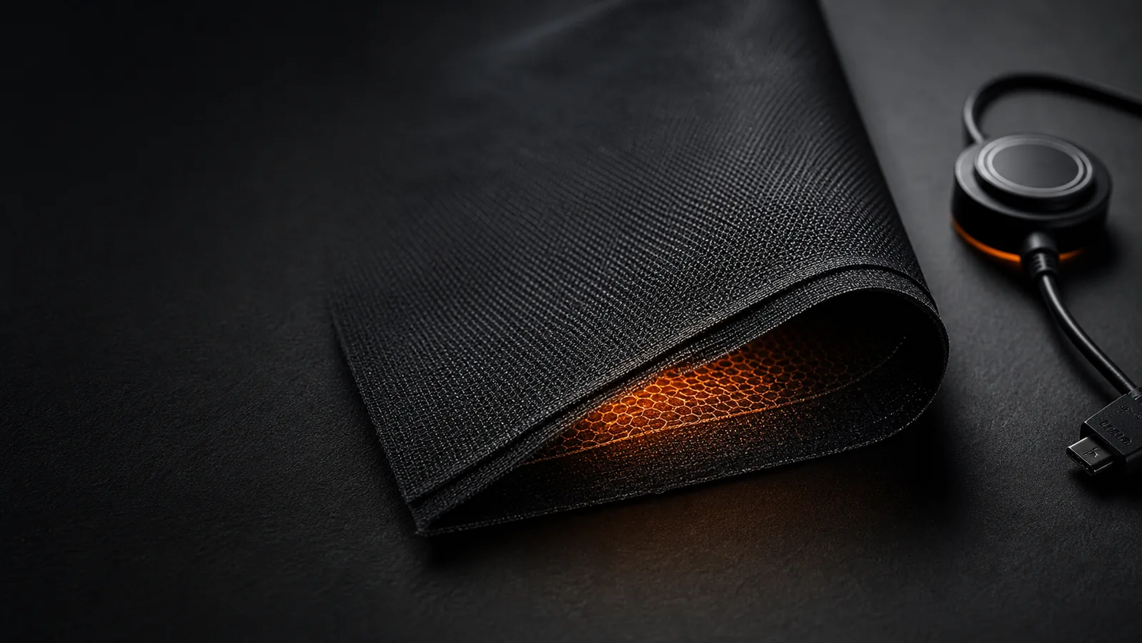Flexible textile heating material and compact controller for application engineering